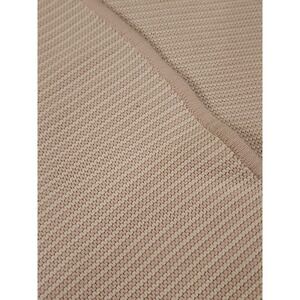 Little Me Baby Pink White Cable Knit Swaddling Receiving Blanket 30" Lovey Htf